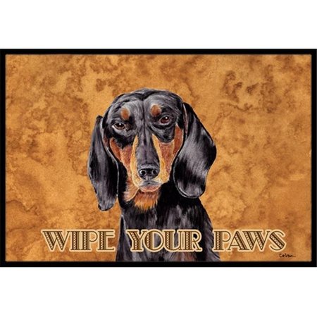 CAROLINES TREASURES Carolines Treasures SC9139JMAT 24 x 36 in. Dachshund Indoor Or Outdoor Doormat SC9139JMAT